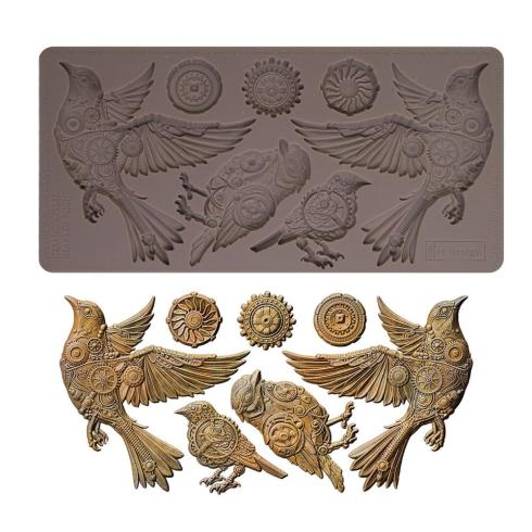 Re-Design with Prima - Gießform "Gears of Flight" Mould 5x10 Inch