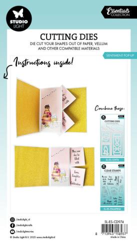 Studio Light - Stanzschablone "Sentiment Pop-Up" Dies