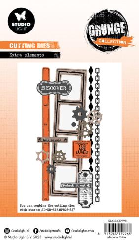 Studio Light - Stanzschablone "Extra Elements" Dies Grunge Collection 