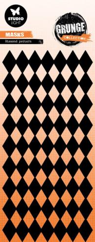 Studio Light - Schablone "Diamond Pattern" Stencil Grunge Collection