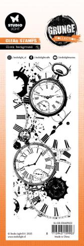 Studio Light - Stempel "Clock Background" Clear Stamps Grunge Collection
