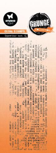 Studio Light - Stempel "Typewriter Text" Clear Stamps Grunge Collection