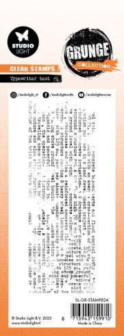 Studio Light - Stempel "Typewriter Text" Clear Stamps Grunge Collection
