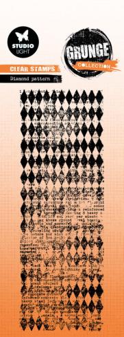 Studio Light - Stempel "Diamond Pattern" Clear Stamps Grunge Collection