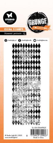 Studio Light - Stempel "Diamond Pattern" Clear Stamps Grunge Collection