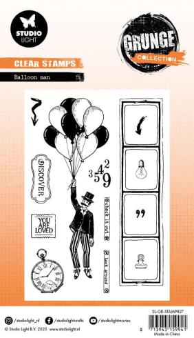 Studio Light - Stempelset "Balloon Man" Clear Stamps Grunge Collection