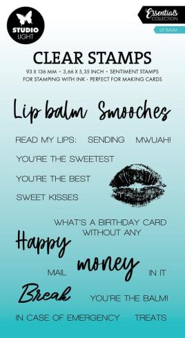Studio Light - Stempelset "Lip Balm" Clear Stamps