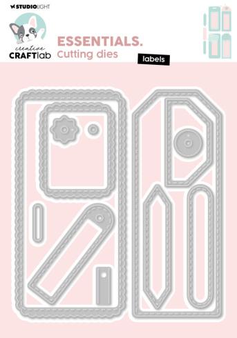 Creative Craft Lab - Studio Light - Stanzschablone "Labels" Dies