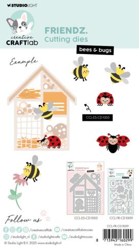 Creative Craft Lab - Studio Light - Stanzschablone "Bees & Bugs" Dies