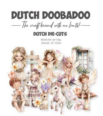 Dutch Doobadoo - Stanzteile "Woodland Springs" Die Cuts
