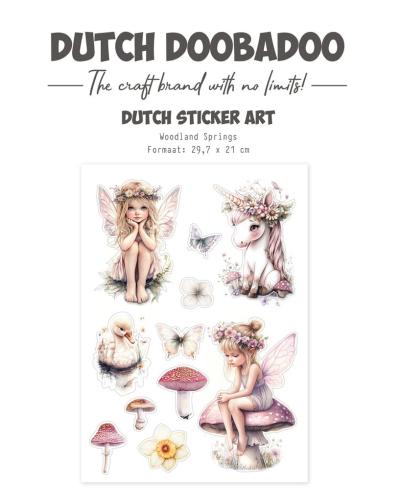 Dutch Doobadoo - Aufkleber "Woodland Springs" Sticker