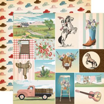 Carta Bella - Designpapier "Cowgirl" Collection Kit 12x12 Inch - 12 Bogen  