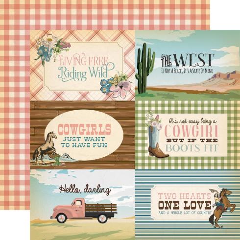 Carta Bella - Designpapier "Cowgirl" Collection Kit 12x12 Inch - 12 Bogen  
