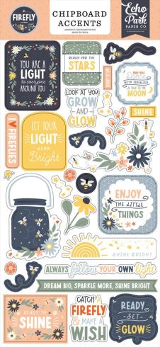Echo Park - Sticker "Firefly" Chipboard 6x13 Inch