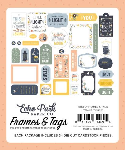 Echo Park - Stanzteile & Anhänger "Firefly" Frames & Tags 