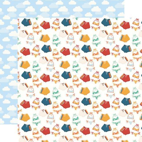 Echo Park - Designpapier "Summer Break" Collection Kit 12x12 Inch - 12 Bogen