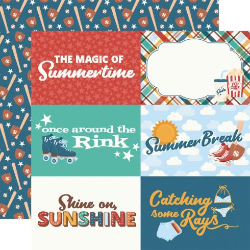 Echo Park - Designpapier "Summer Break" Collection Kit 12x12 Inch - 12 Bogen