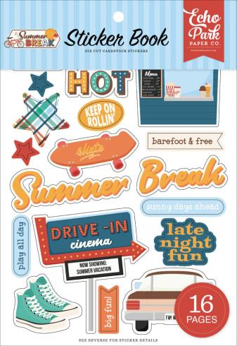 Echo Park - Aufkleber "Summer Break" Sticker 