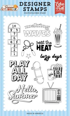 Echo Park - Stempelset "Hopscotch" Clear Stamps