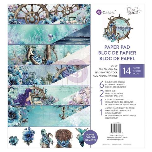Prima Marketing - Designpapier "A Mermaid's Tale" Paper Pack 12x12 Inch - 14 Bogen