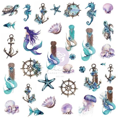 Prima Marketing - Stanzteile "Mermaid's Treasures" Ephemera