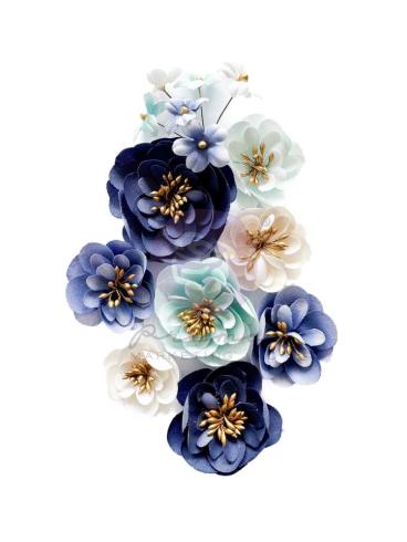 Prima Marketing - Papier Blumen "A Mermaid's Tale" Flowers Water Florals