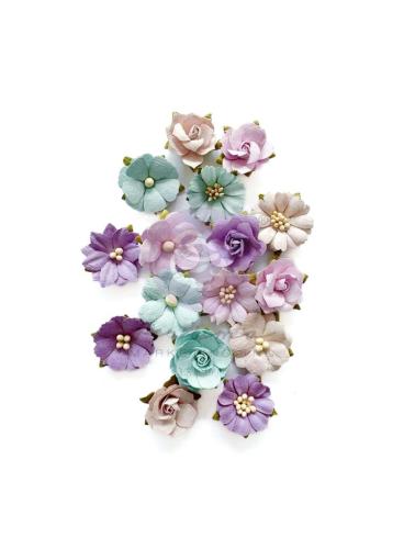 Prima Marketing - Papier Blumen "A Mermaid's Tale" Flowers Sea Treasures