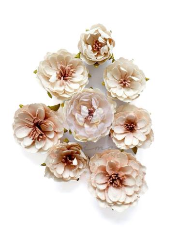 Prima Marketing - Papier Blumen "A Mermaid's Tale" Flowers Sandy Walks