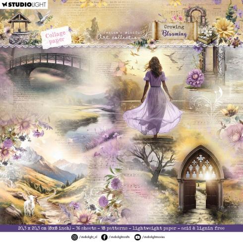 Studio Light - Designpapier "Growing & Blooming" Paper Pack 20,3x20,3 cm - 36 Bogen