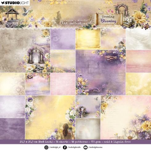 Studio Light - Designpapier "Growing & Blooming" Paper Pack 20,3x20,3 cm - 36 Bogen