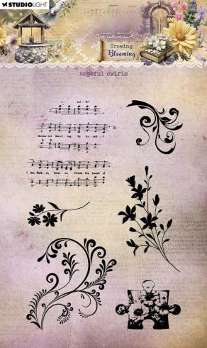 Studio Light - Stempelset "Hopeful Swirls" Clear Stamps