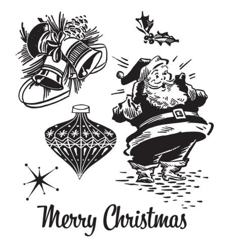 Stampers Anonymous - Gummistempelset "Christmas Memories" Cling Stamp Design by Tim Holtz
