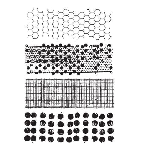 Stampers Anonymous - Gummistempelset "Mixed Media" Cling Stamp Design by Tim Holtz