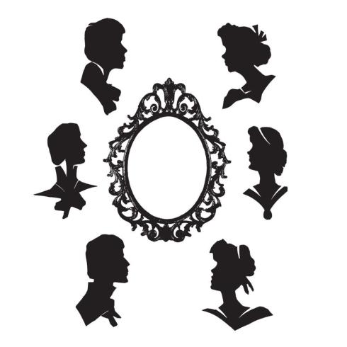 Stampers Anonymous - Gummistempelset "Artful Silhouettes" Cling Stamp Design by Tim Holtz