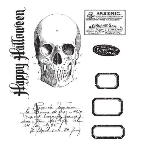 Stampers Anonymous - Gummistempelset "Apothecary" Cling Stamp Design by Tim Holtz