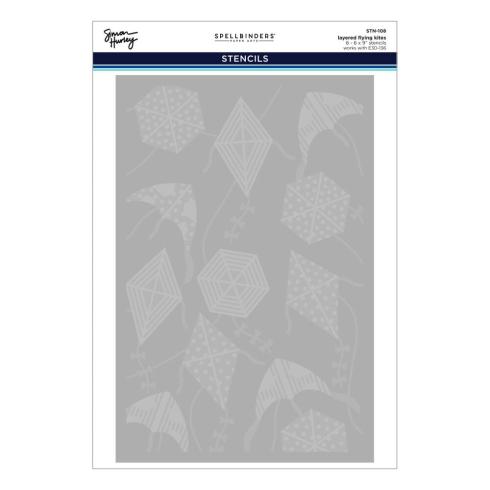 Spellbinders - Prägefolder "Flying Kites" Embossingfolder by Simon Hurley