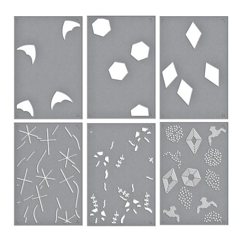 Spellbinders - Schablone "Flying Kites" Layered Stencil