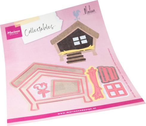 Marianne Design - Präge- und Stanzschalone "Animal Shed" Collectables Dies