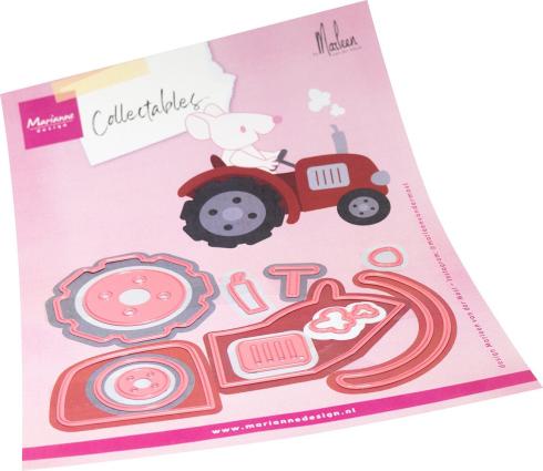 Marianne Design - Präge- und Stanzschalone "Tractor" Collectables Dies