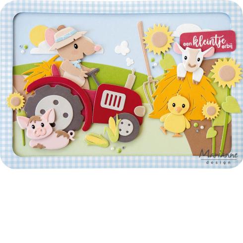Marianne Design - Präge- und Stanzschalone "Tractor" Collectables Dies