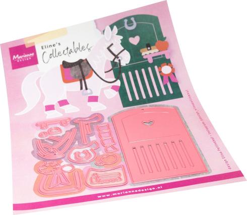Marianne Design - Präge- und Stanzschalone "Horse Accessories" Collectables Dies