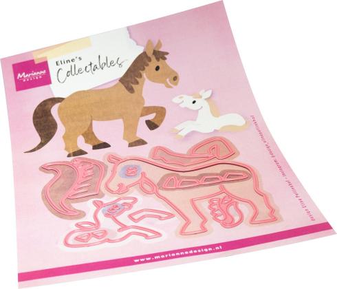 Marianne Design - Präge- und Stanzschalone "Horses" Collectables Dies