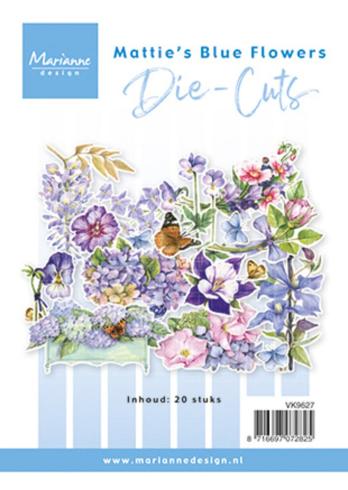 Marianne Design - Stanzteile "Blue Flowers" Die Cuts