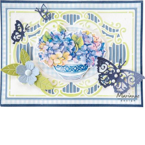 Marianne Design - Stanzteile "Blue Flowers" Die Cuts
