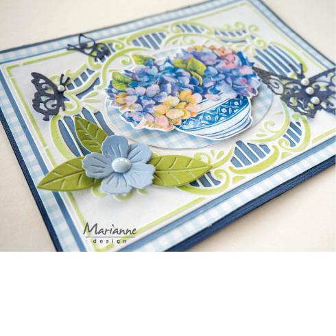 Marianne Design - Stanzteile "Blue Flowers" Die Cuts