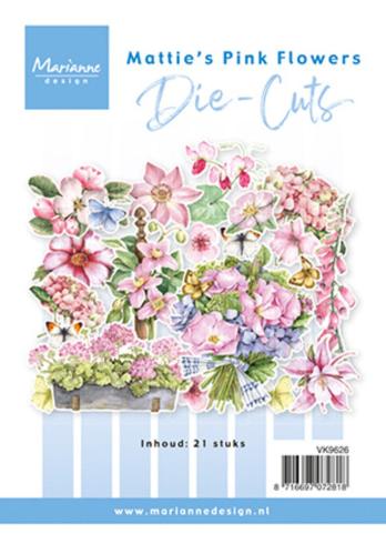 Marianne Design - Stanzteile "Pink Flowers" Die Cuts