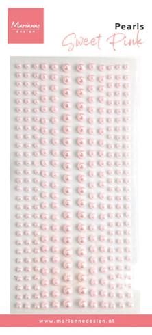 Marianne Design - Halbperlen "Sweet Pink" Pearls