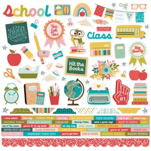 Simple Stories - Collections Kit "Book Fair" 12 Bogen Designpapier