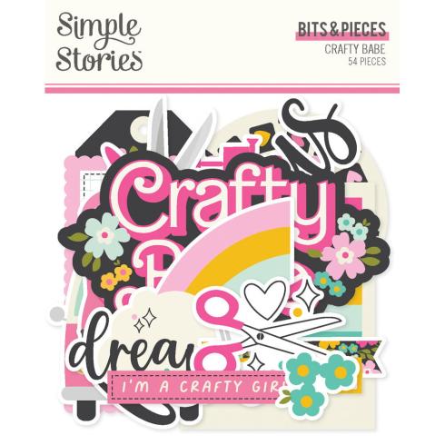 Simple Stories - Stanzteile "Crafty Babe" Bits & Pieces 