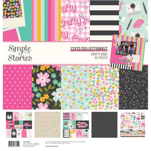 Simple Stories - Collections Kit "Crafty Babe" 12 Bogen Designpapier